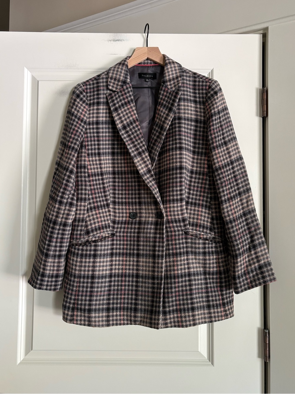 Talbots Womenโs Houndstooth Blazer